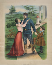 Load image into Gallery viewer, Unattributed  "Off to The War" and "Home From The War"