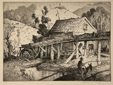 Load image into Gallery viewer, Cady, Harrison. "Tinker's Bell Mill. In Th Great Smokey Mountains, N.C."