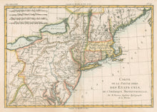 Load image into Gallery viewer, De Vaugondy, Robert "Carte de la Partie Nord, Des Etats Unis..."