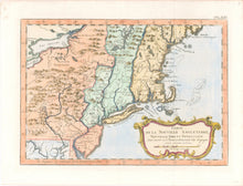 Load image into Gallery viewer, Bellin, Jacques Nicholas "Carte de la Nouvelle Angleterre..."