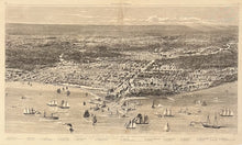 Load image into Gallery viewer, Davis, Theodore R. “Bird’s-Eye View of Chicago As It Was Before The Great Fire.”