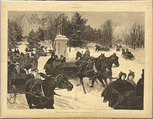 Load image into Gallery viewer, Snyder, W.P. "Sleighing in Central Park."