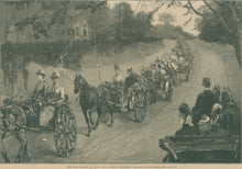 Load image into Gallery viewer, Sandham, Henry "The "Tub Parade" at Lenox, Massachusets, September 22"
