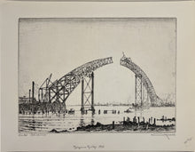 Load image into Gallery viewer, Kuhler, Otto "The Unfinished Span (Bayonne Bridge)"