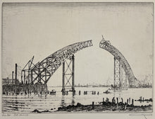Load image into Gallery viewer, Kuhler, Otto "The Unfinished Span (Bayonne Bridge)"