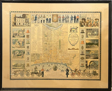 Load image into Gallery viewer, Riegel Jr., J. "A Map of The City of Philadelphia Showing the Location of The Volunteer Fire Companies..."