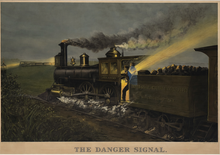 Load image into Gallery viewer, Currier & Ives "The Danger Signal"