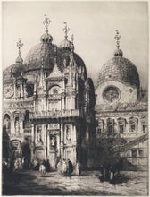 Load image into Gallery viewer, Affleck, Andrew F.   "Court Yard Ducal Palace Venice"