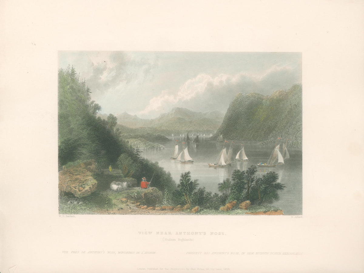 Bartlett, William Henry “View Near Anthony’s Nose” [Hudson River, New