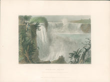 Load image into Gallery viewer, Bartlett, W.H. “Niagara Falls. (from the top of the Ladder on the American Side)"