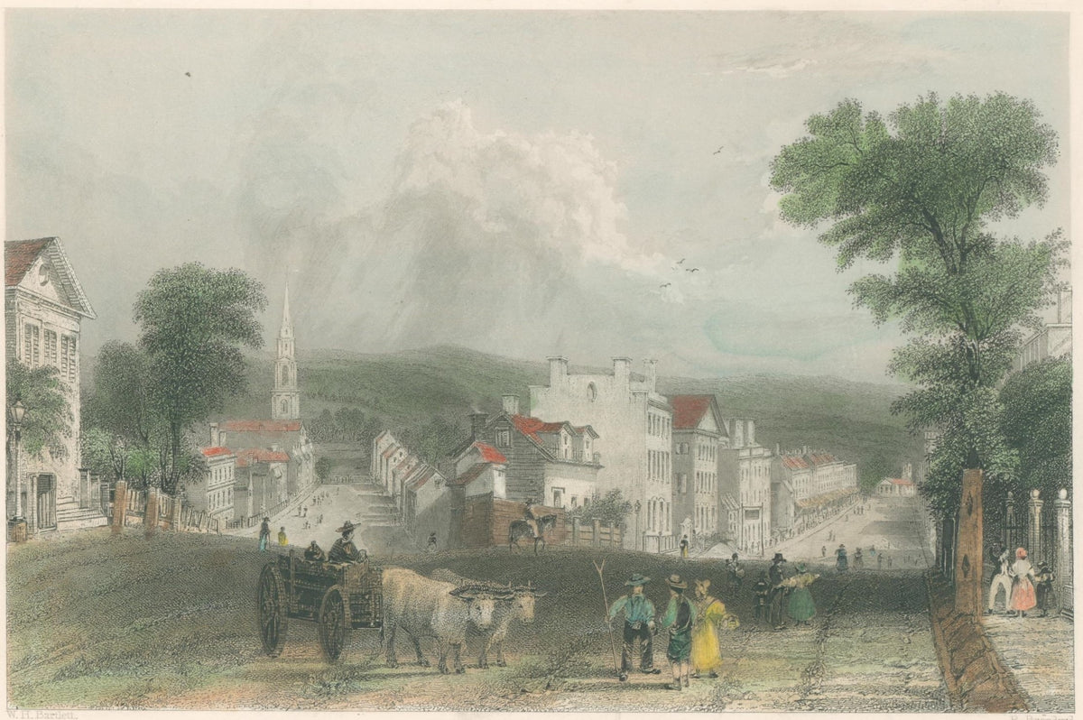 Bartlett, William Henry “Utica” [New York] Philadelphia Print Shop