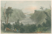 Load image into Gallery viewer, Bartlett, W.H. “Outlet of Niagara River. (Lake Ontario in the Distance)"