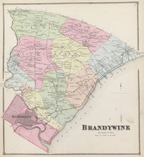 Load image into Gallery viewer, Beers, D.G.  &quot;Brandywine” From &quot;Atlas of the State of Delaware...&quot;
