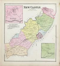 Load image into Gallery viewer, Beers, D.G.  &quot;New Castle/Stanton/Red Lion” From &quot;Atlas of the State of Delaware...&quot;
