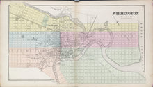 Load image into Gallery viewer, Beers, D.G.  "Wilmington” From "Atlas of the State of Delaware..."