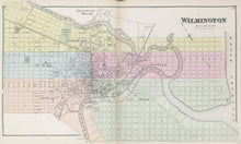 Load image into Gallery viewer, Beers, D.G.  "Wilmington” From "Atlas of the State of Delaware..."
