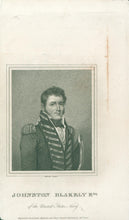 Load image into Gallery viewer, Unattributed.  "Johnston Blakely, Esq., of the United States Navy"