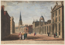 Load image into Gallery viewer, Donnonwell, J. "A View of Queen’s College, University College, All Souls College, The Steeple of St. Mary’s Church in the University of Oxford"