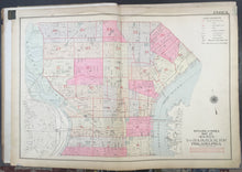 Load image into Gallery viewer, Bromley, G. W.  “Atlas of the City of Philadelphia: Wards: 5-20, 28, 29, 31, 32, 37, &amp; 47.”  [Central Philadelphia]. 1922

