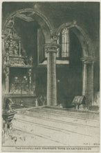 Load image into Gallery viewer, Cameron, David Young   "The Chapel and Founder's Tomb, Charterhouse"