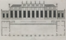 Load image into Gallery viewer, Campbell, Colen "The Green House at Wansted in Essex the Seat of Sr. Richard Child" Pl. 27.