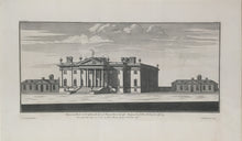 Load image into Gallery viewer, Wakefield, William  "Elevation of Duncomb Park in Yorkshire, the Seat of Thomas Duncomb Esqr.  Plan of the Principal Story of Duncomb Park" Pl. 87-88.