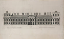 Load image into Gallery viewer, Campbell, Colen  "The Elevation of one Wing of the Great Court of Greenwich Hospital" Pl. 88-89.