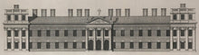 Load image into Gallery viewer, Campbell, Colen  "The Elevation of one Wing of the Great Court of Greenwich Hospital" Pl. 88-89.