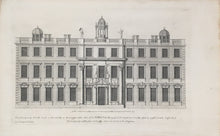 Load image into Gallery viewer, Campbell, Colen  "The Elevation of Thorsby house in the County of Nottingham the Seat of the Rt. Honble. The Marquiss of Dorchester" Pl. 91.