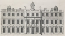 Load image into Gallery viewer, Campbell, Colen  "The Elevation of Thorsby house in the County of Nottingham the Seat of the Rt. Honble. The Marquiss of Dorchester" Pl. 91.