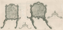 Load image into Gallery viewer, Chippendale, Thomas  Plate 127.  “Horse Fire Screens”