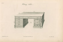 Load image into Gallery viewer, Chippendale, Thomas  Plate 55.   “Library Table”