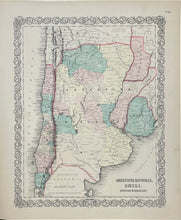 Load image into Gallery viewer, Colton, J.H. "Argentine Republic, Chili, Uruguay & Paraguay"