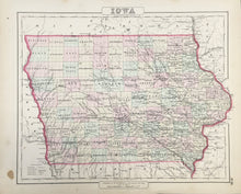 Load image into Gallery viewer, Colton, J.H. "Iowa" 1857