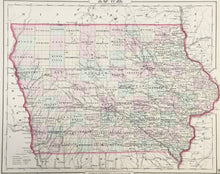 Load image into Gallery viewer, Colton, J.H. "Iowa" 1857