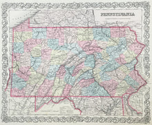 Load image into Gallery viewer, Colton, J.H.   "Pennsylvania.