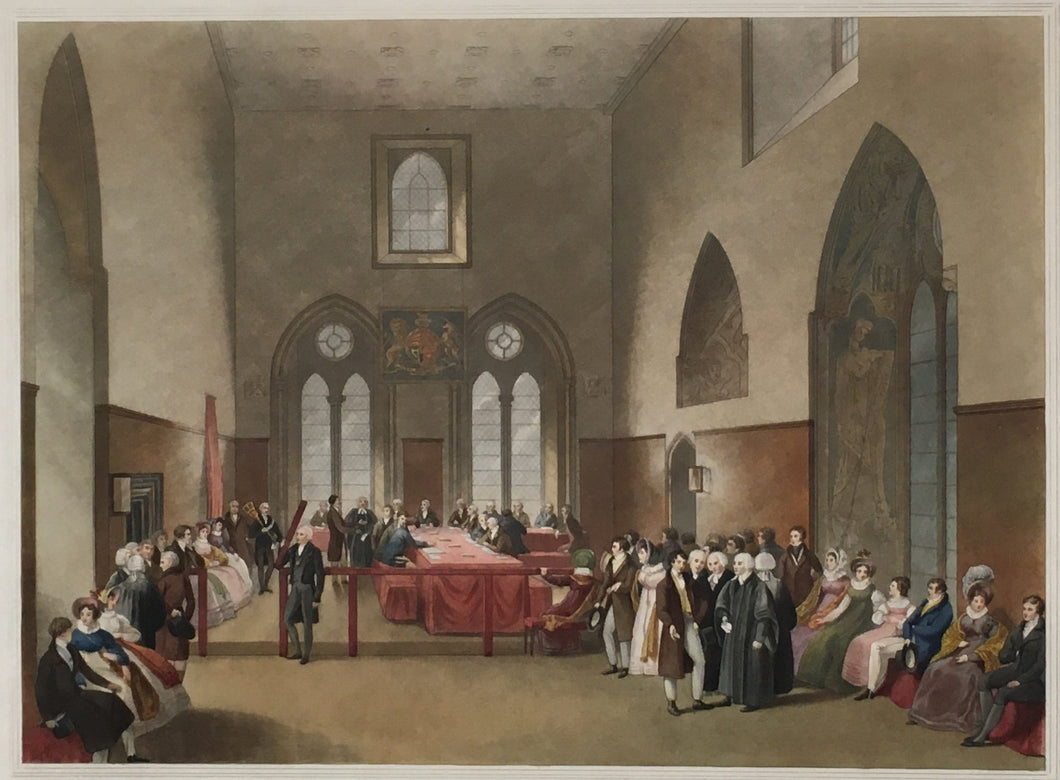 Stephanoff, J.  “The Court of Claims in the Painted Chamber of the Palace at Westminster, 1821”