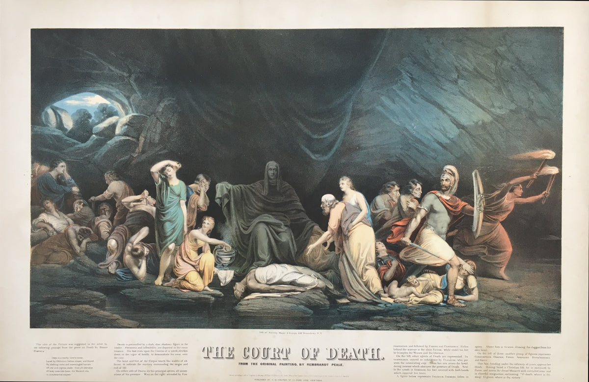 Peale, Rembrandt “The Court of Death” – Philadelphia Print Shop