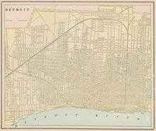Load image into Gallery viewer, Cram, George "Detroit/Toledo"