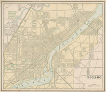 Load image into Gallery viewer, Cram, George "Detroit/Toledo"