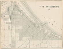 Load image into Gallery viewer, Cram, George "Milwaukee/City of Superior, Wis"