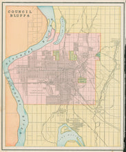 Load image into Gallery viewer, Cram, George "Omaha/Council Bluffs"