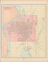 Load image into Gallery viewer, Cram, George "Council Bluffs/Sioux City"