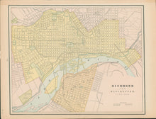 Load image into Gallery viewer, Cram, George "Richmond and Manchester, Virginia"