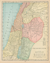 Load image into Gallery viewer, Cram, George "Birds-Eye-View of the Holy Land/Palestine"