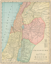 Load image into Gallery viewer, Cram, George "Birds-Eye-View of the Holy Land/Palestine"