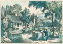 Load image into Gallery viewer, Currier & Ives “The Old Oaken Bucket”