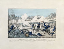 Load image into Gallery viewer, Currier &amp; Ives  “The Battle of the Wilderness Va. May 5th &amp; 6th. 1864”
