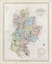 Load image into Gallery viewer, Ebden, William “New Map of the County of Bedfordshire”