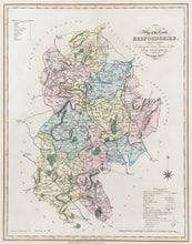 Load image into Gallery viewer, Ebden, William “New Map of the County of Bedfordshire”